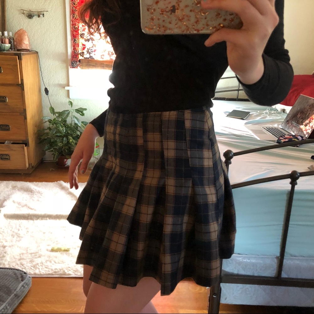 🛑SOLD🛑Plaid schoolgirl skirt